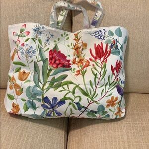 Estee Lauder Multicolor Floral Tote